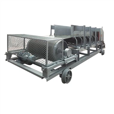 Mobilný reverzibilný pásový dopravník